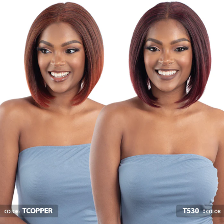 Model Model Miss Divine Human Hair Blend Glueless HD 5" Deep Part Lace Wig - GAIA