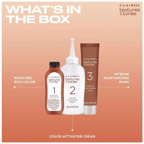 Clairol Textures & Tones Permanent Moisture-Rich Hair Color [Various Color Options]