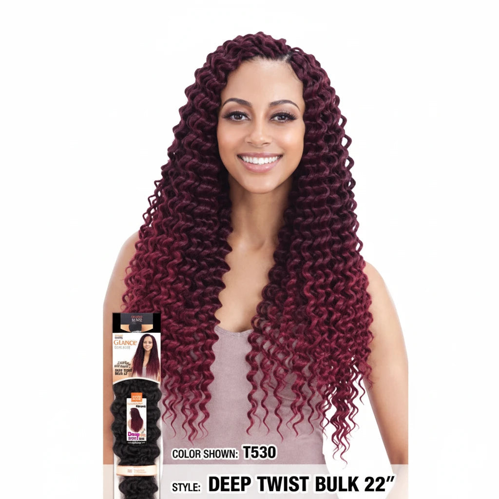 MODEL MODEL GLANCE BRAID DEEP TWIST BULK 22"