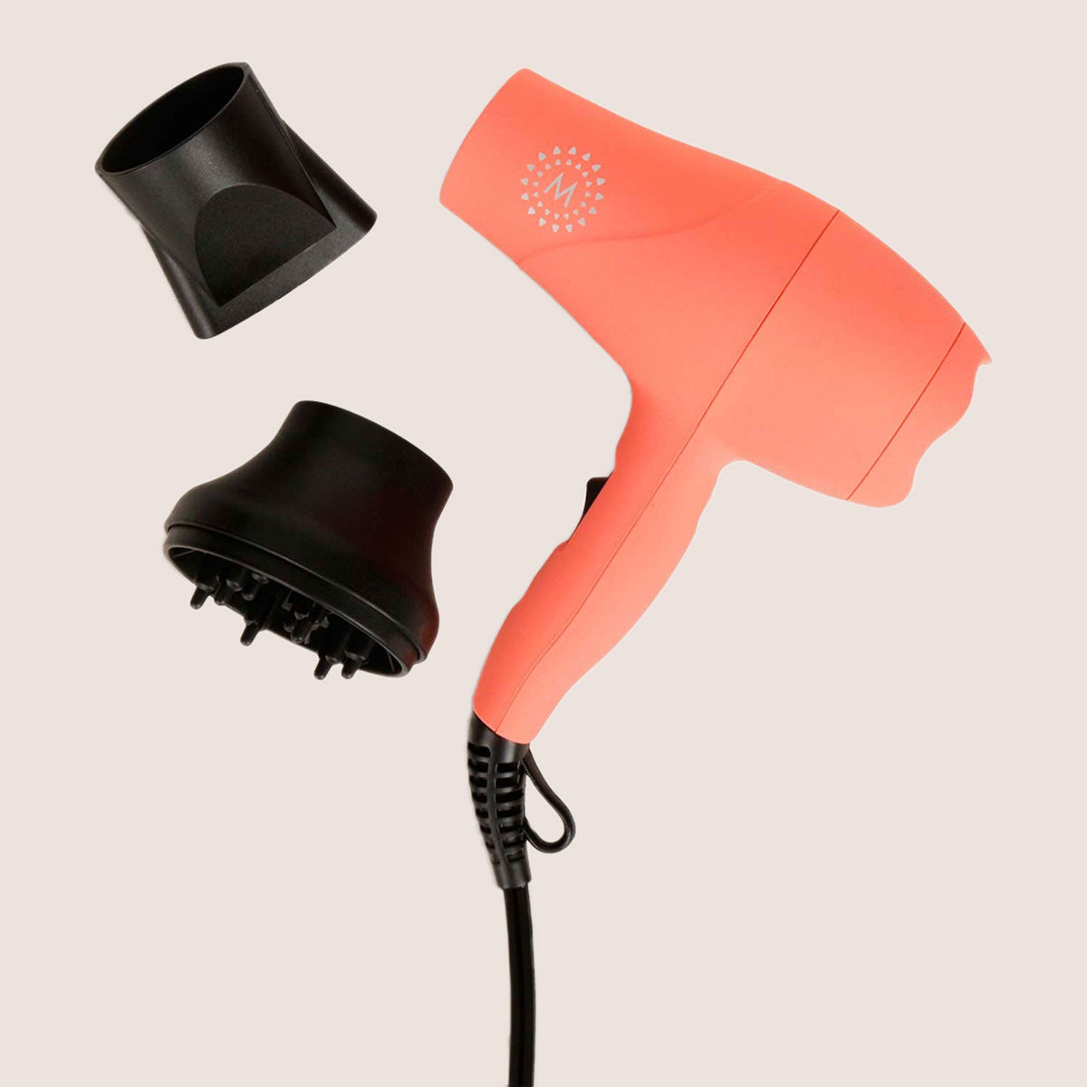 Malina Travel Hair Styling Kit — mini dryer with concentrator and diffuser
