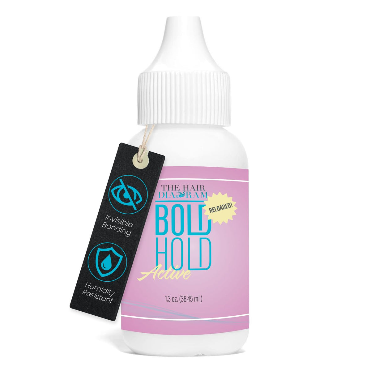 Bold Hold Active Reloaded Lace Wig Adhesive (1.3 oz) – Maximum Hold for Oily Skin & Active Lifestyles | By The Hair Diagram® The Hair Diagram