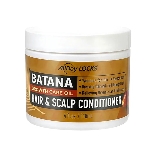 AllDay Locks Batana Hair & Scalp Conditioner 4 oz front jar

