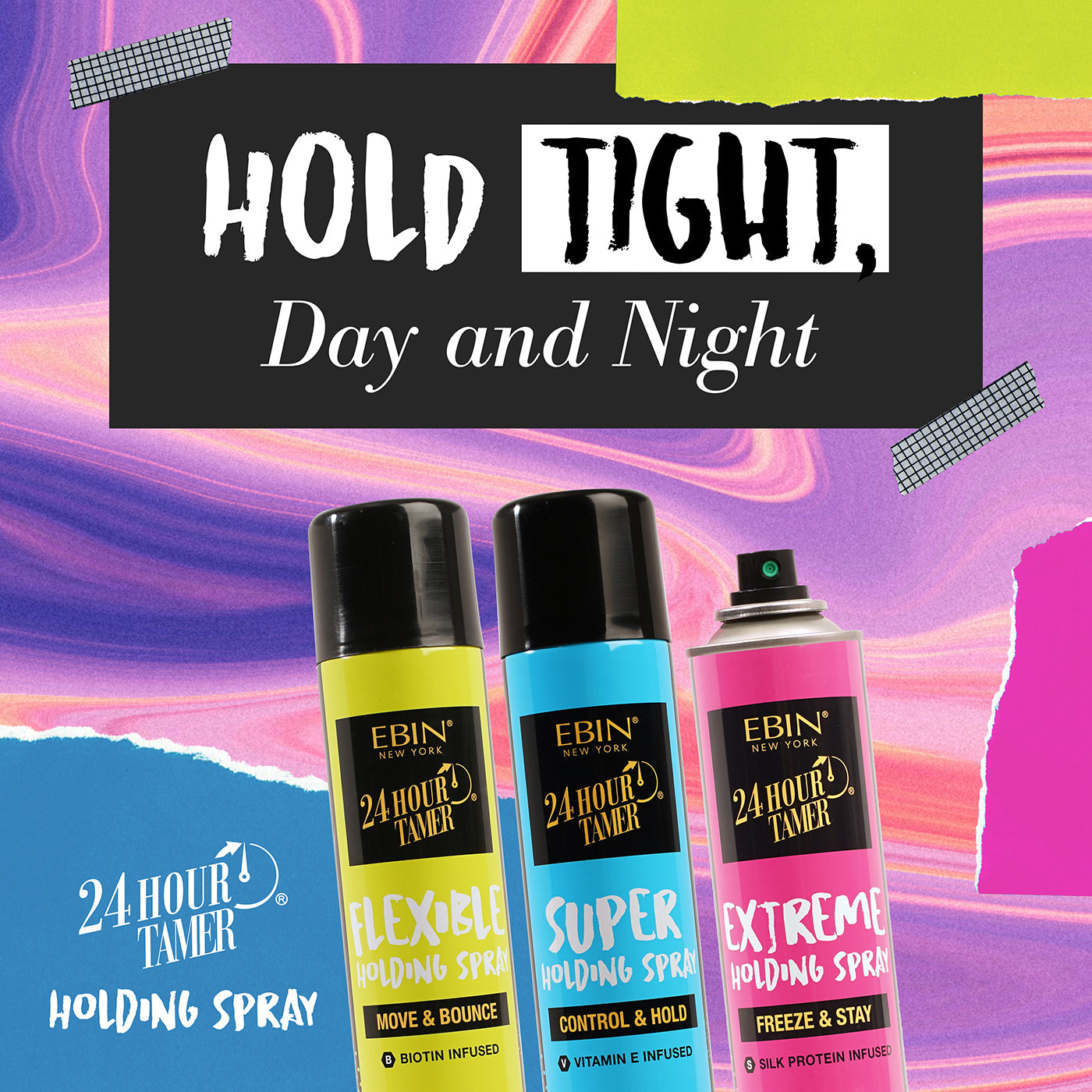 24 Hour Tamer Flexible Holding Spray - EBIN NEW YORK