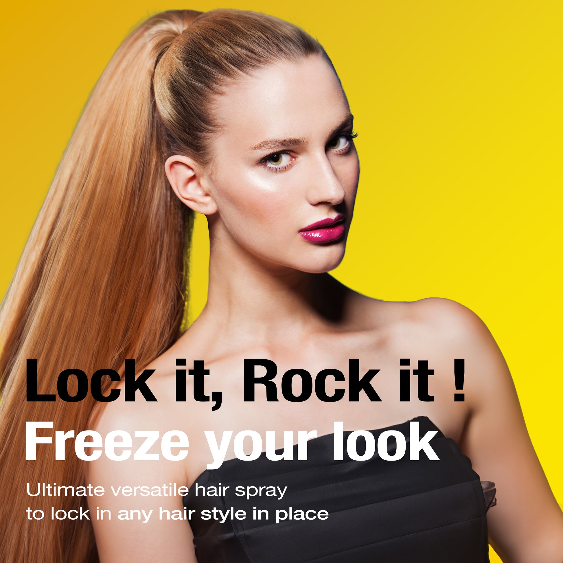 Wonder Ponytail Bond Freeze Spray - Mega Hold - EBIN NEW YORK