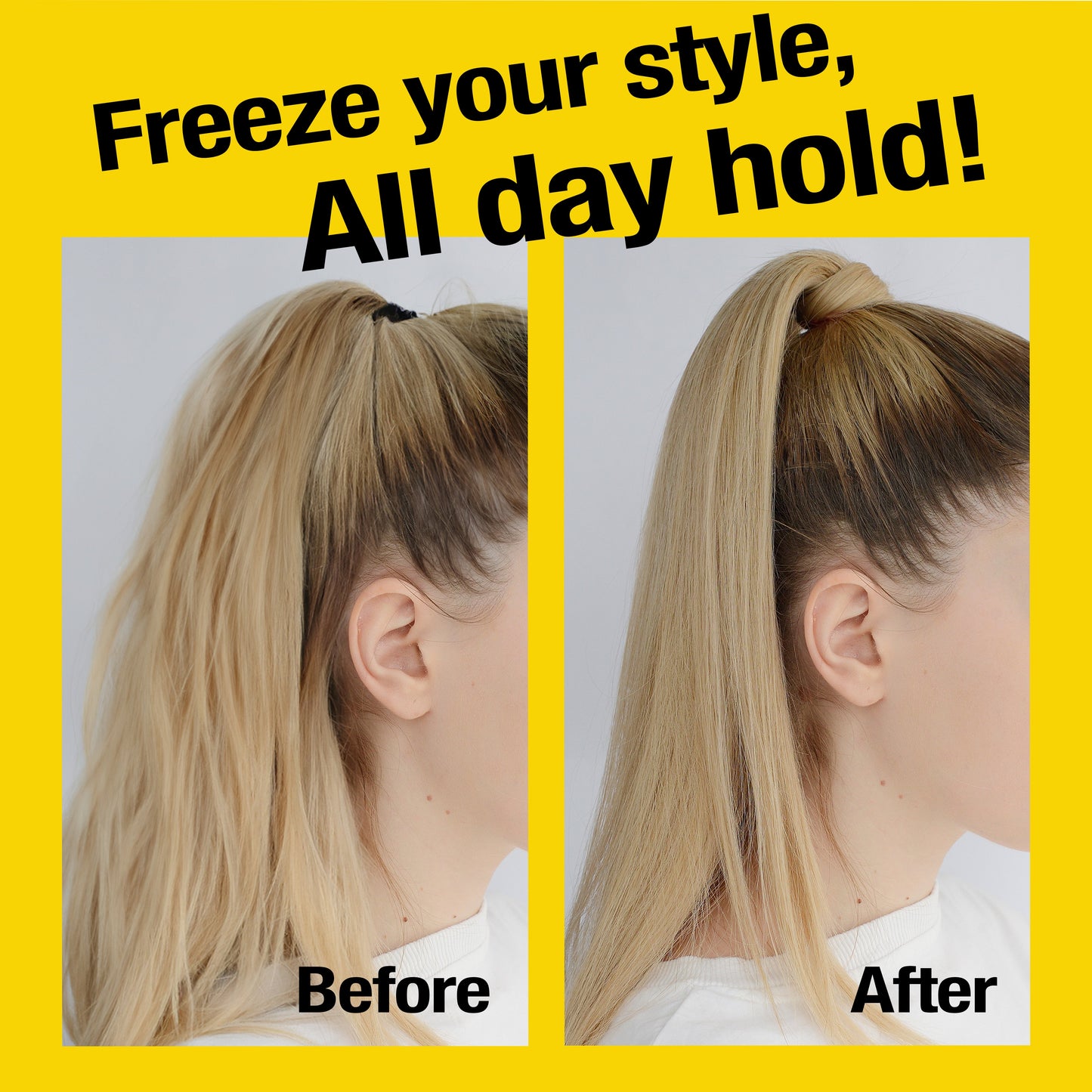 Wonder Ponytail Bond Freeze Spray - Mega Hold - EBIN NEW YORK