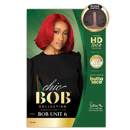 Sensationnel Butta Lace Glueless Chic Bob 5" HD Lace Deep Part Front Wig - BOB UNIT 6