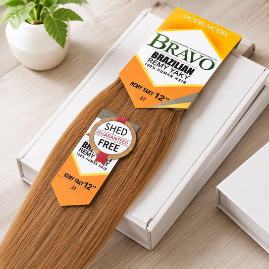 Model Model Bravo 100% Human Hair Brazilian Weave- Remy Yaki