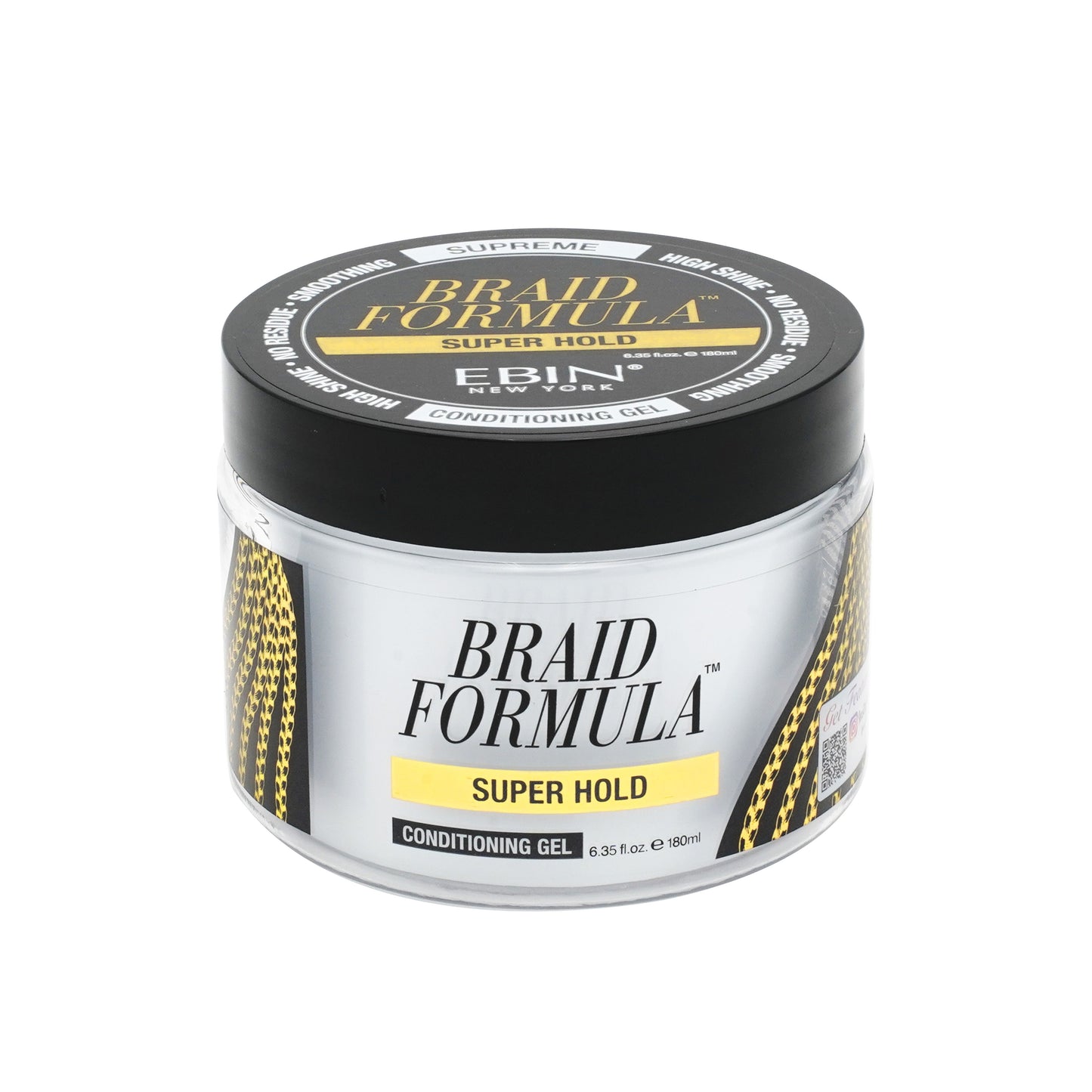 BRAID FORMULA CONDITIONING GEL - SUPER HOLD - EBIN NEW YORK