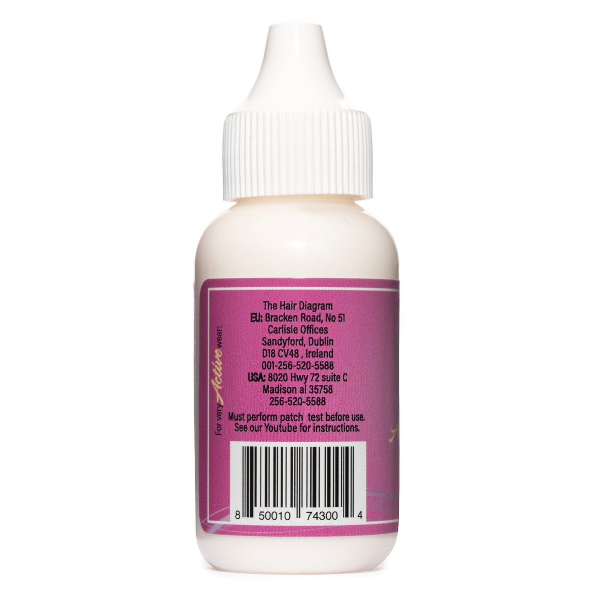 Bold Hold Active Reloaded Lace Wig Adhesive (1.3 oz) – Maximum Hold for Oily Skin & Active Lifestyles | By The Hair Diagram® The Hair Diagram