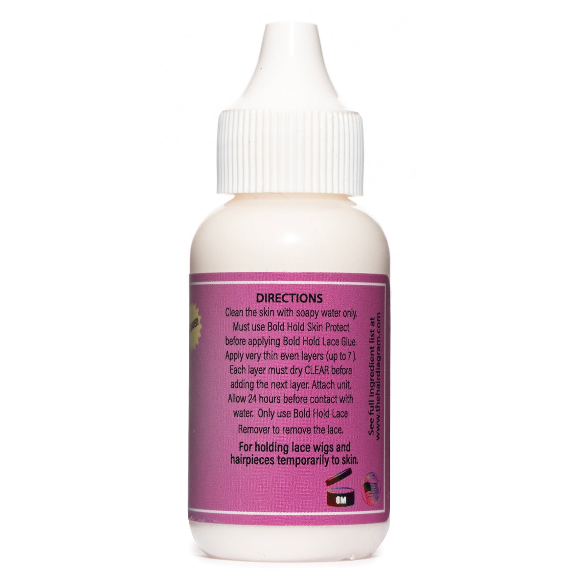Bold Hold Active Reloaded Lace Wig Adhesive (1.3 oz) – Maximum Hold for Oily Skin & Active Lifestyles | By The Hair Diagram® The Hair Diagram