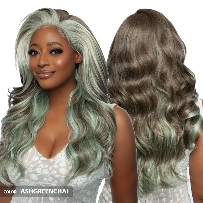 Mane Concept Brown Sugar Skinbond Lace Glueless 9"x6" Pre-Plucked HD Lace Front Wig - BSSB203 Mane Concept