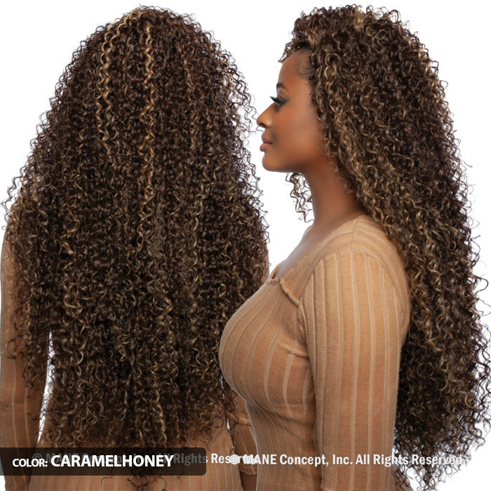 Mane Concept Brown Sugar Coat Sugar 07 Half Wig – BSSC107 style photo