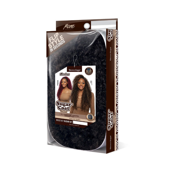 Mane Concept Brown Sugar Coat Sugar 07 Half Wig – BSSC107 style photo