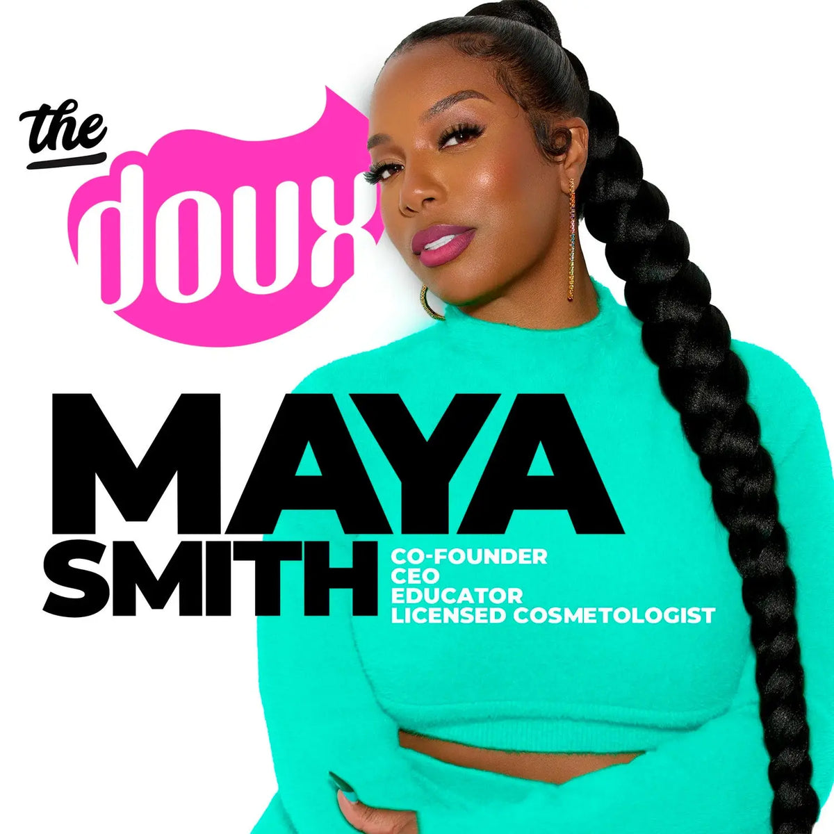 The Doux co-founder Maya Smith promotional portrait