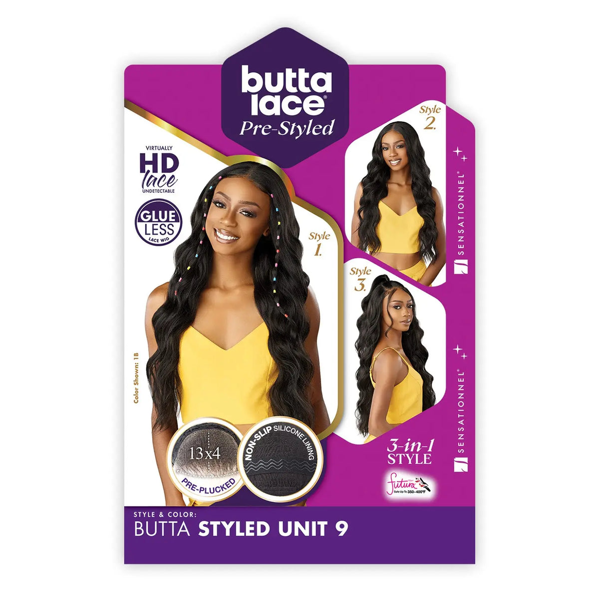 Sensationnel HD Lace Front Wig Glueless Butta Pre-Styled Unit 9