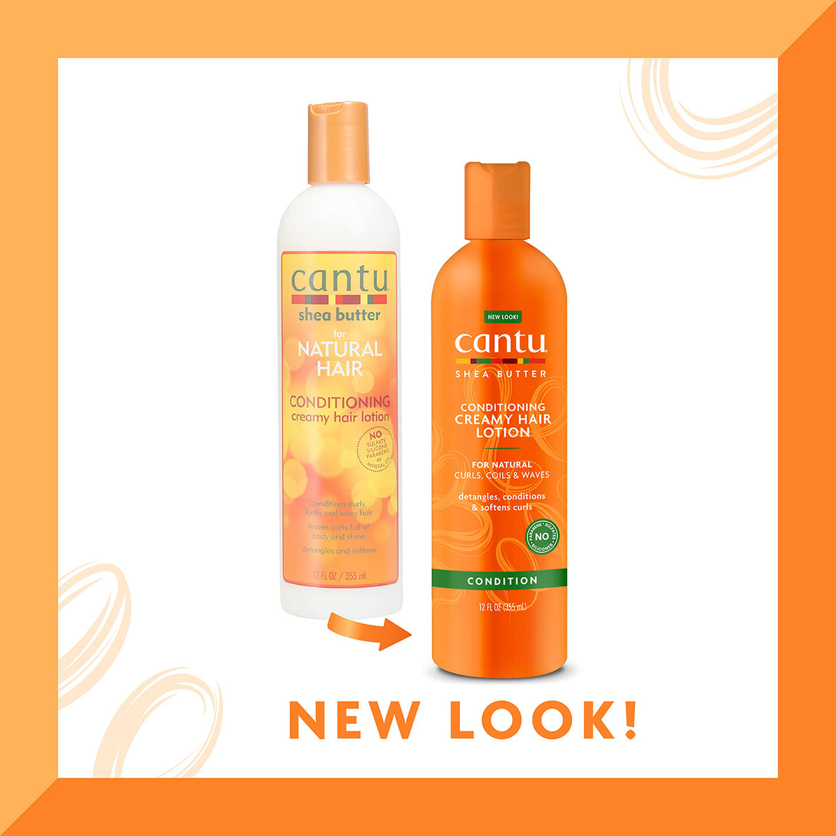 Cantu Shea Butter Conditioning Creamy Hair Lotion 12oz/ 355ml - SamsBeauty Cantu