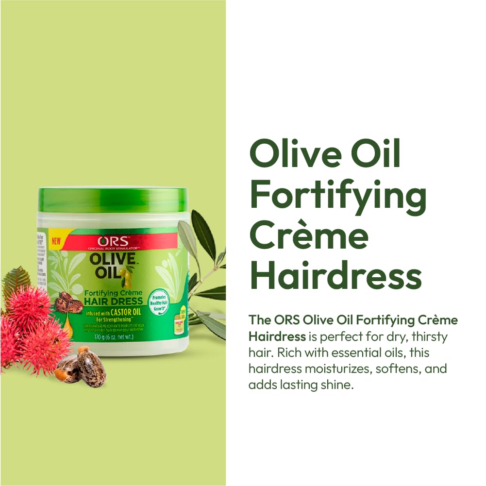 ORS Olive Oil Fortifying Creme Hair Dress 6oz - SamsBeauty Organic Root Stimulator