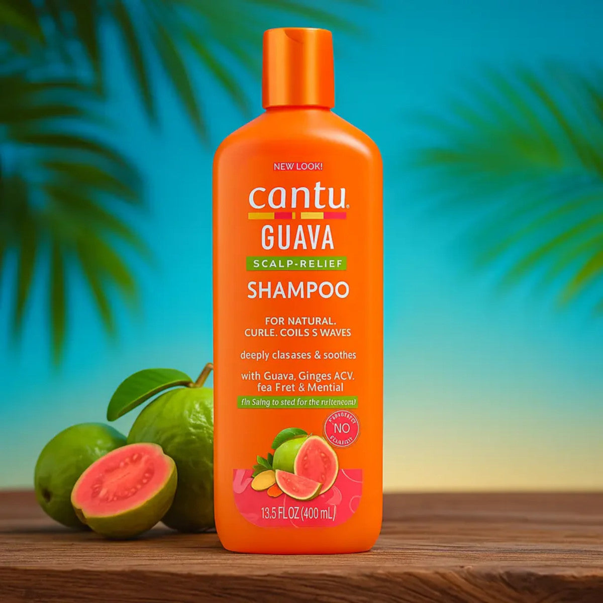 Cantu Guava Scalp Relief Shampoo 13.5oz/ 400ml - SamsBeauty Cantu