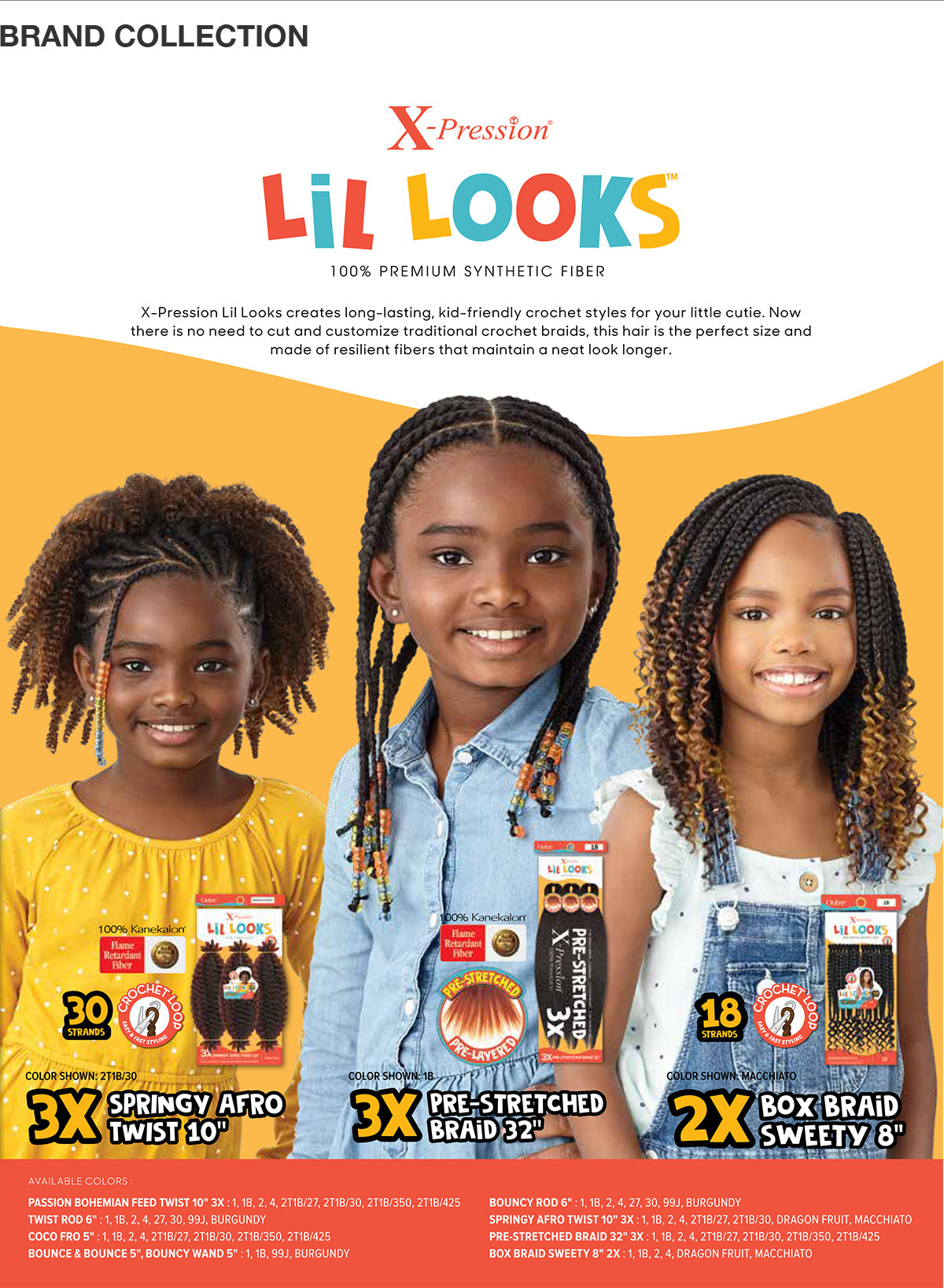 Outre Braids X-Pression Lil Looks 3X Pre-Stretched Braids 32"