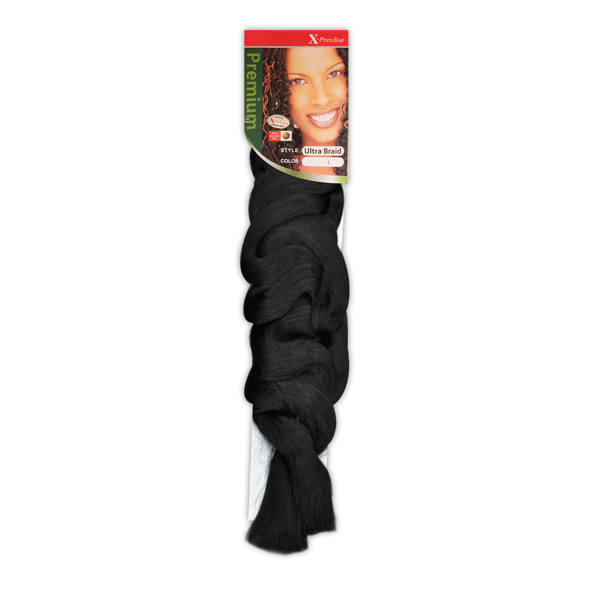 Outre X-Pression Kanekalon braiding hair in black