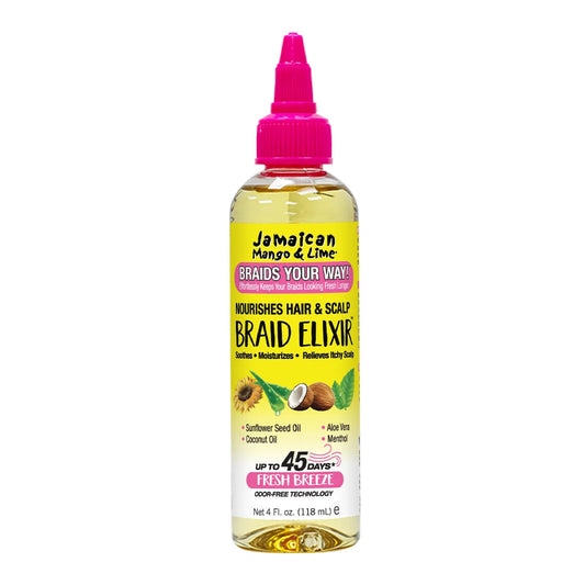 Jamaican Mango & Lime Braid Elixir 4oz/ 118ml