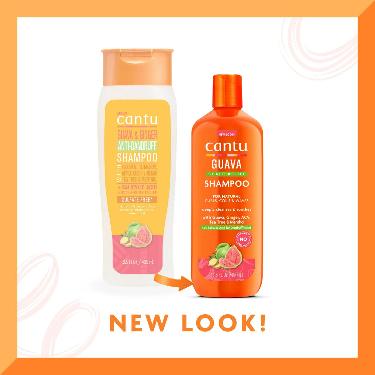 Cantu Guava Scalp Relief Shampoo 13.5oz/ 400ml - SamsBeauty Cantu