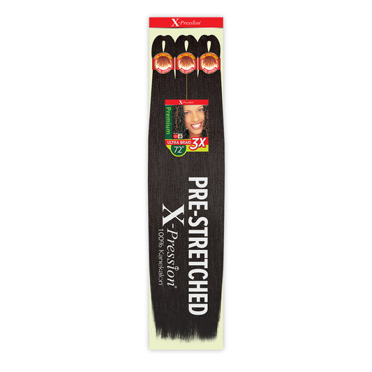 Outre Braids X-Pression Kanekalon 3X Pre Stretched Ultra Braid 72"