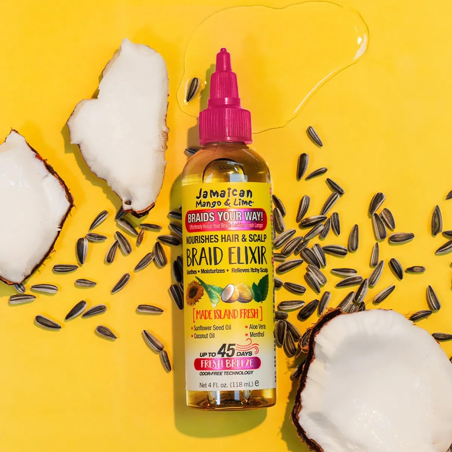 Jamaican Mango & Lime Braid Elixir 4oz/ 118ml