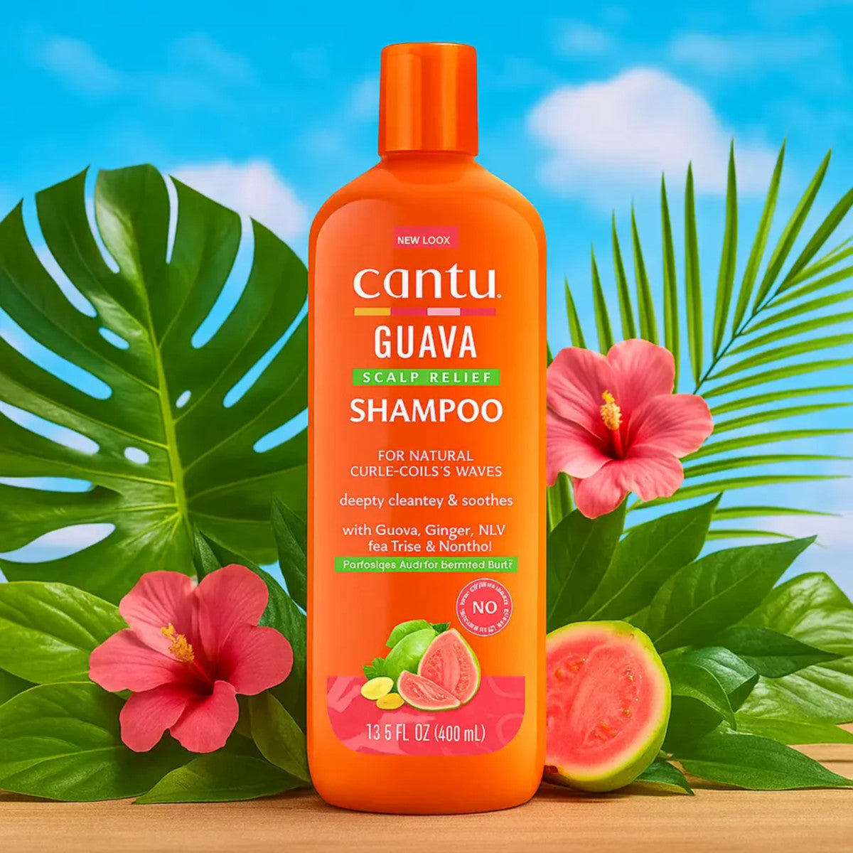 Cantu Guava Scalp Relief Shampoo 13.5oz/ 400ml - SamsBeauty Cantu