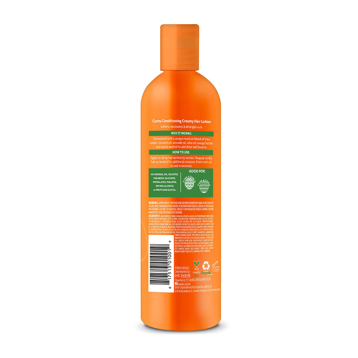 Cantu Shea Butter Conditioning Creamy Hair Lotion 12oz/ 355ml - SamsBeauty Cantu