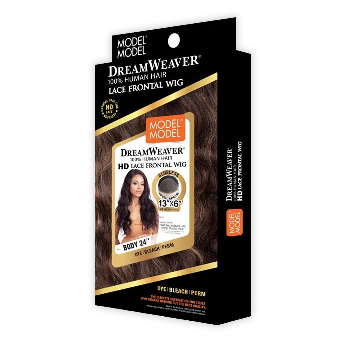 ModelModel Human Hair HD Lace Frontal Wig Dream Weaver Glueless 13x6 Lace Wig Body 24"