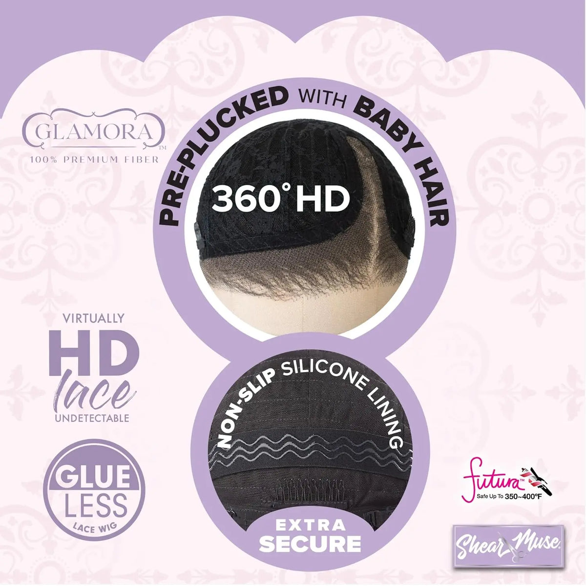 Sensationnel HD Lace Front Wig Glamora Glueless 360 HD Classy Unit 2 - SamsBeauty Sensationnel
