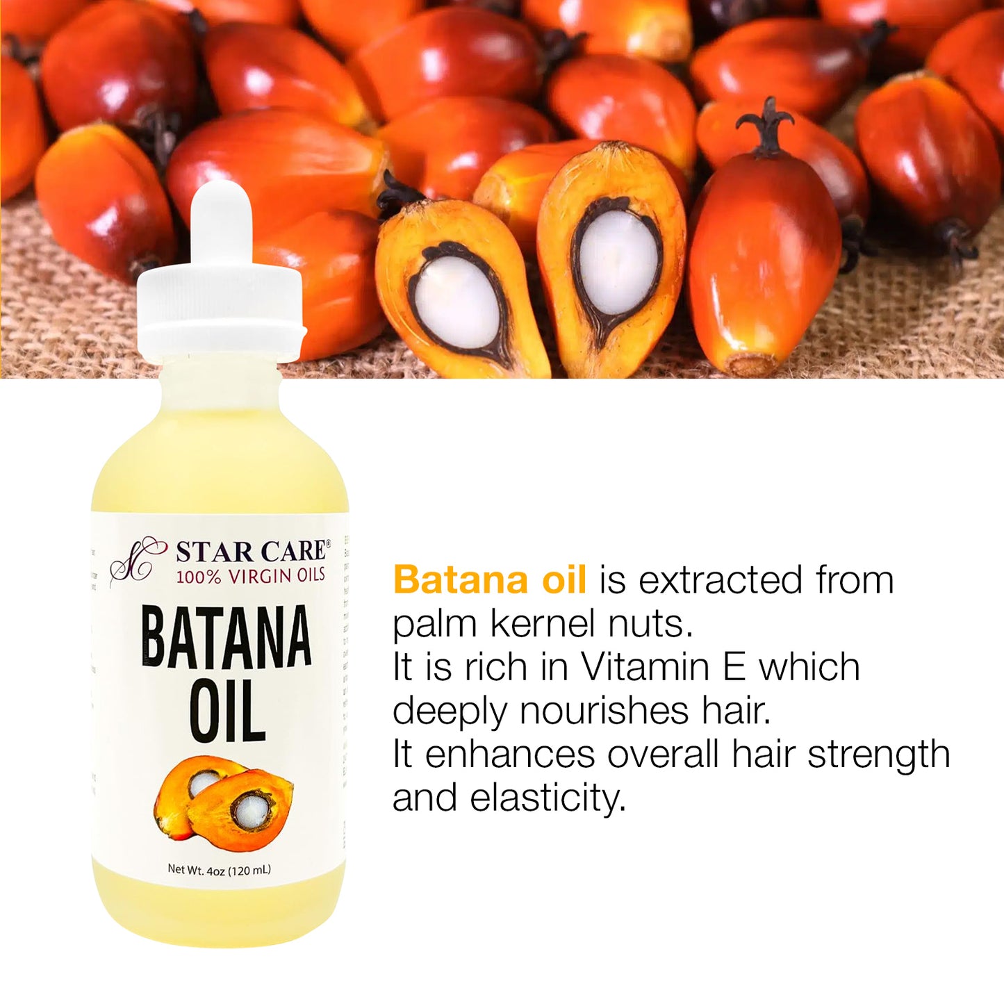 Star Care 100% Virgin Batana Oil 4oz/ 120ml