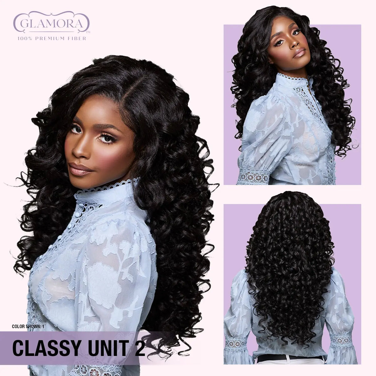Sensationnel HD Lace Front Wig Glamora Glueless 360 HD Classy Unit 2 - SamsBeauty Sensationnel