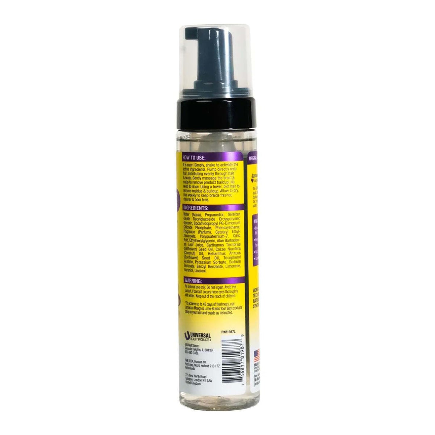Jamaican Mango & Lime Boho Braid Wash 8oz/ 237ml