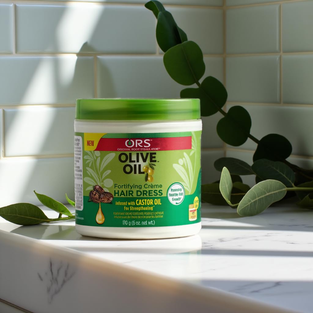 ORS Olive Oil Fortifying Creme Hair Dress 6oz - SamsBeauty Organic Root Stimulator