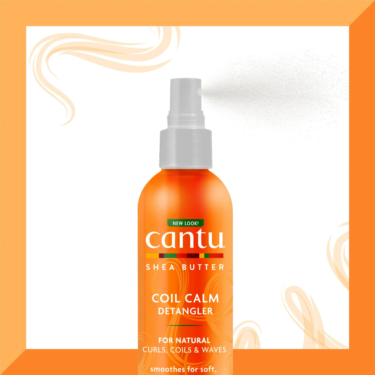 Cantu Shea Butter Natural Coil Calm Detangler 8oz/ 237ml - SamsBeauty Cantu