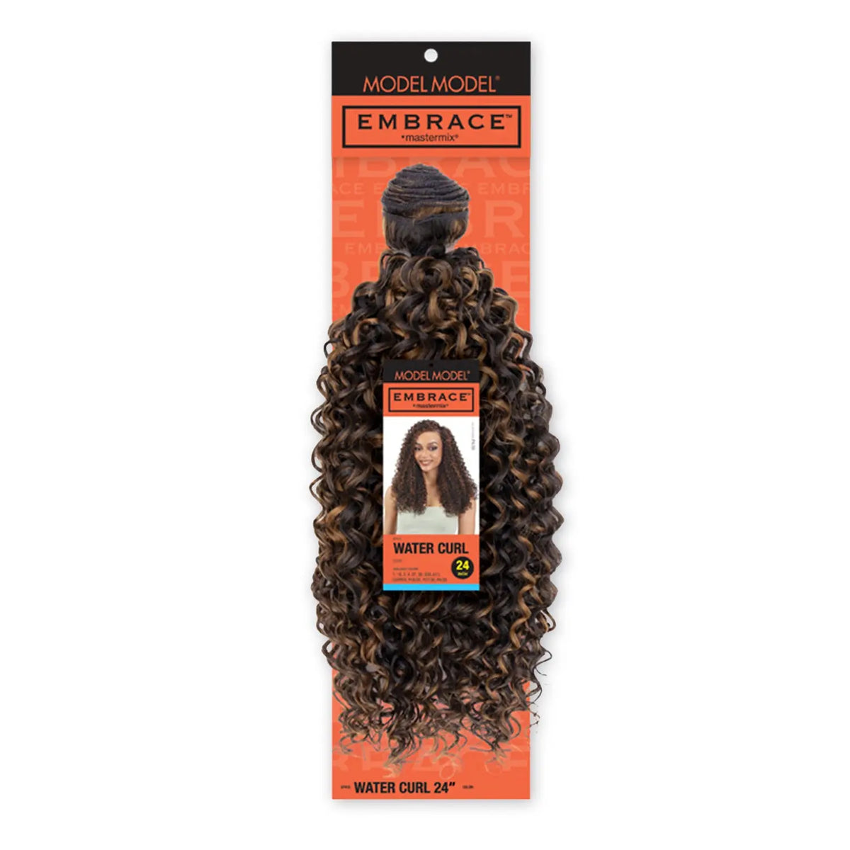 ModelModel Embrace Water Curl 24-inch hair in its package
