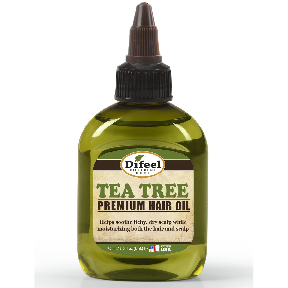 Difeel Premium Natural Hair Oil - Tea Tree Oil 2.5 oz