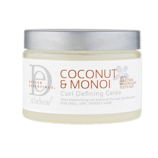 Design Essentials Coconut & Monoi Curl Defining Gelée 12 oz — 12 oz Curl Defining Gelée jar