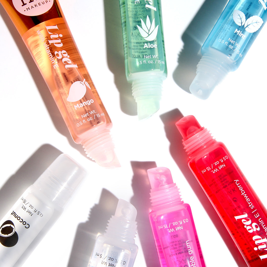 Nicka K Lip Gel, assorted open gloss tubes