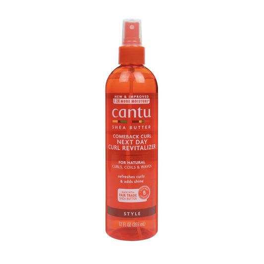 Cantu Comeback Curl Next Day Curl Revitalizer spray bottle