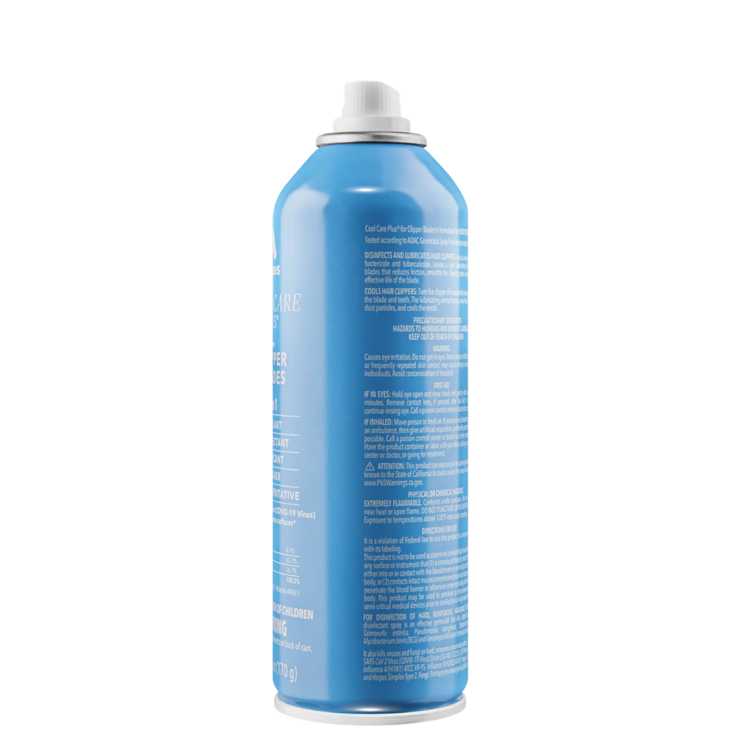 Andis Cool Care Plus for Clipper Blades 5-in-1 Spray | Disinfect, Lubricate & Cool – Choose Size Andis