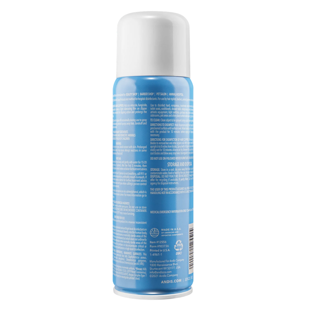 Andis Cool Care Plus for Clipper Blades 5-in-1 Spray | Disinfect, Lubricate & Cool – Choose Size Andis