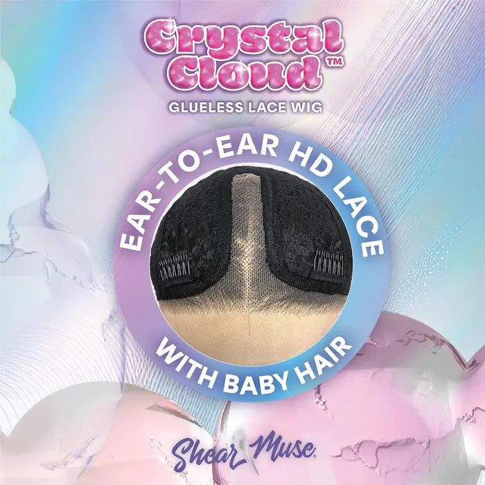 Sensationnel Empress Shear Muse Crystal Cloud Glueless HD Middle Part Lace Wig - LUSTRA Sensationnel