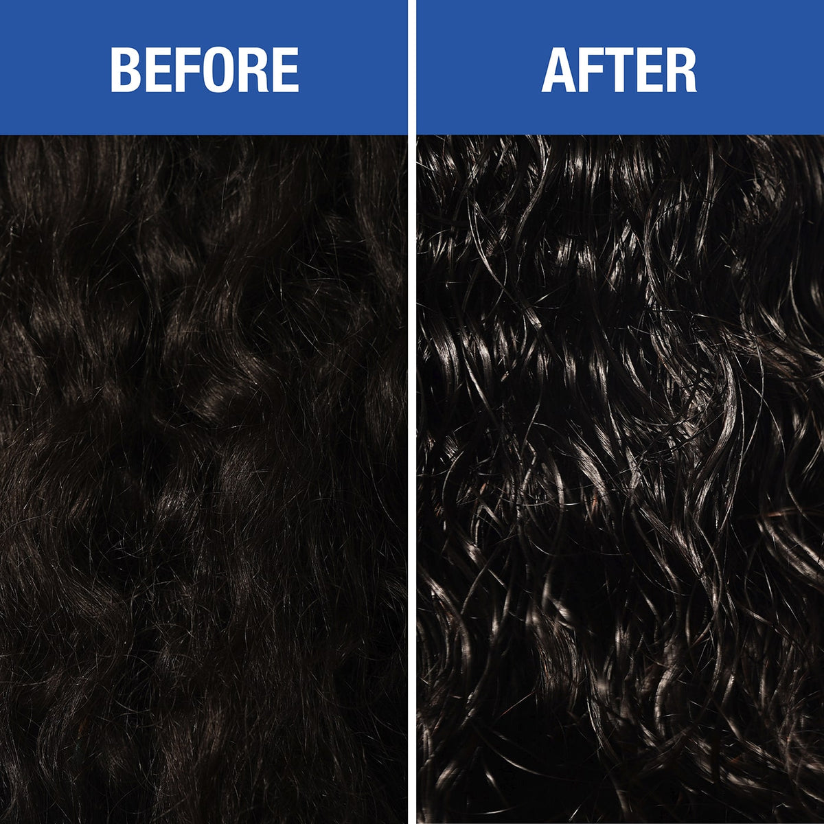 EBIN Wonder Curl Bond Curl Mousse Sports Edition – Before-and-after curl definition