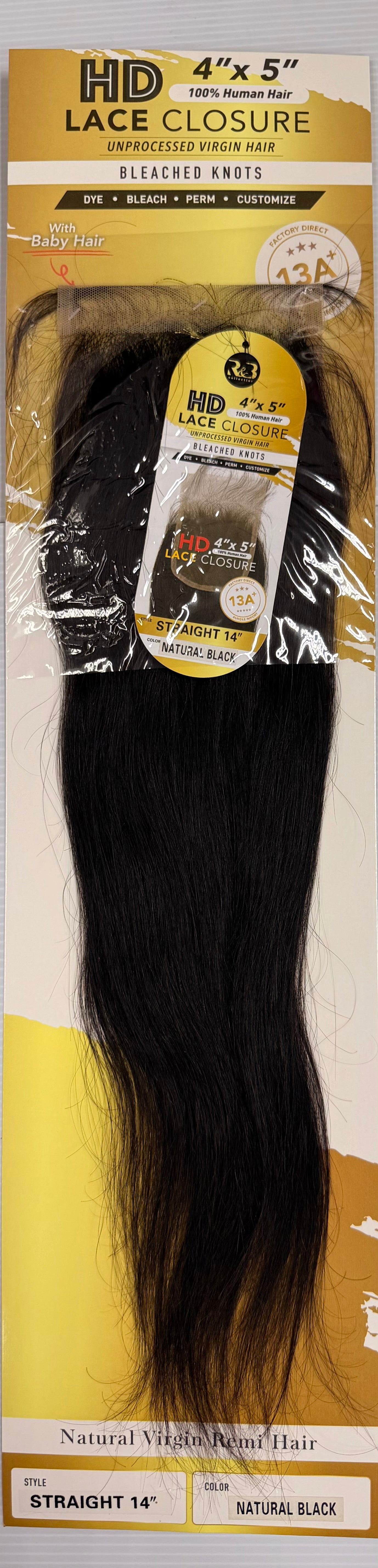 HD LACE CLOSURE (4″x5″) – Straight