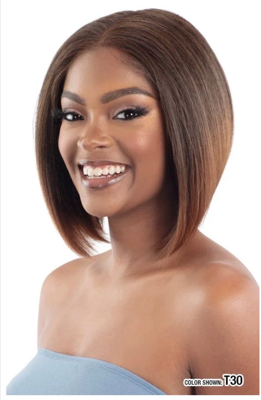 Glueless Bob, human hair blend