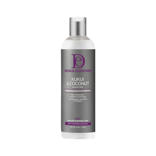 Design Essentials Classic Kukui & Coconut Hydrating Leave-In Conditioner — 12 oz leave-in conditioner bottle