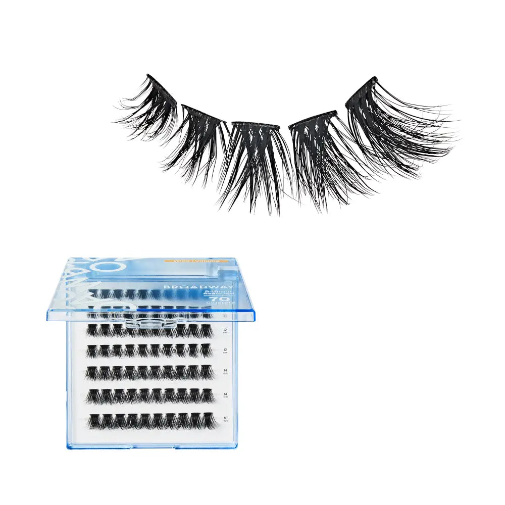 Broadway DIY Cluster Lashes #18 – Wide Band, 70 pcs (DIY18)